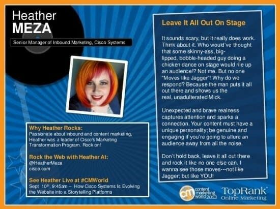 36 Quick Tips And Examples Of Great Content Marketing: Content Marketing Heather Meza