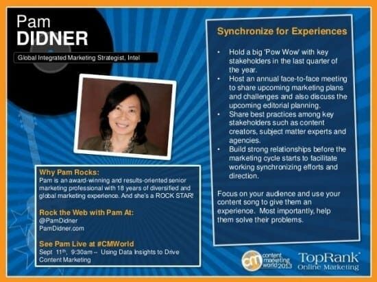 36 Quick Tips And Examples Of Great Content Marketing: Content Marketing Pam Didner