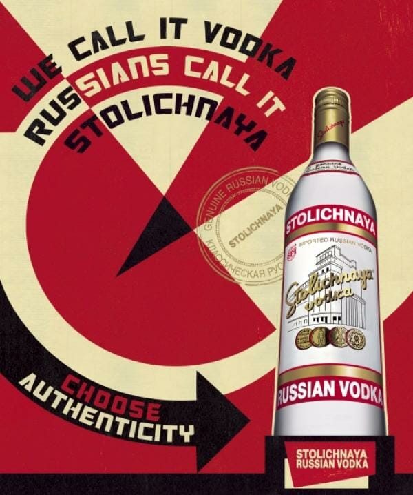 How To Position A Product Like Don Draper: Stolichnaya vodka