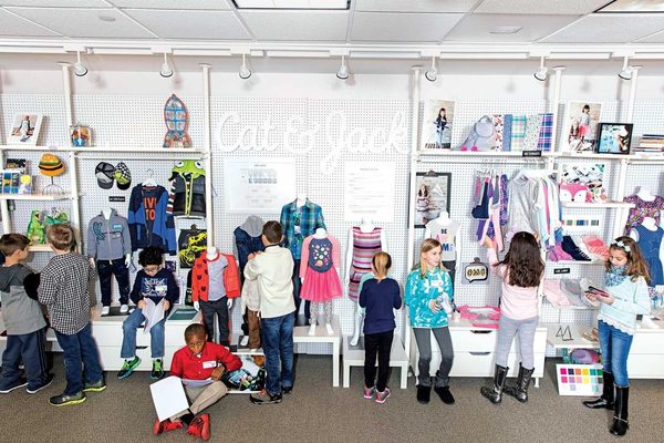 Kids modeling Target's new fashion line