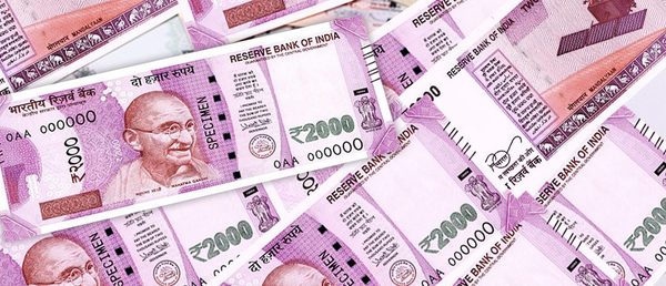 Indian rupee currency notes