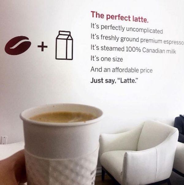 Tim Hortons Sells “Perfectly Uncomplicated Lattes”