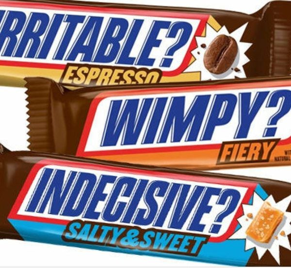 Snickers Launches Plan To Sell Candy Bars Based On Emotions