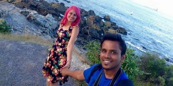 couple selfie