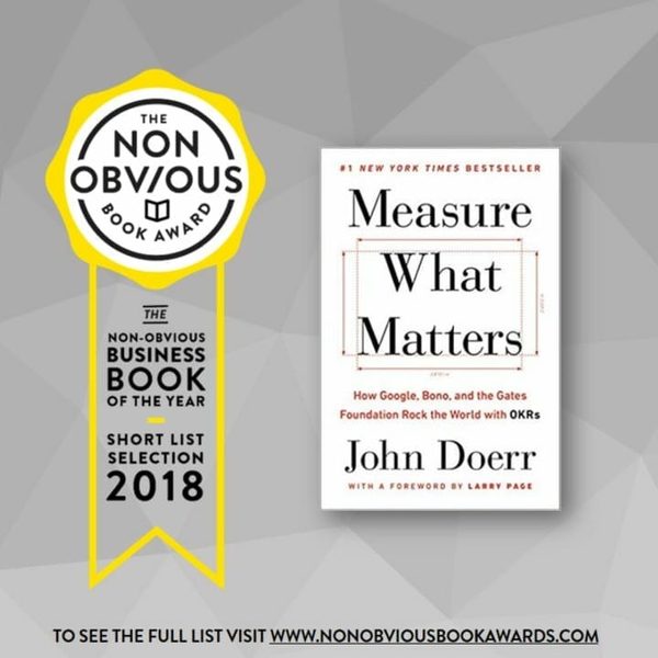 The 2018 Non-Obvious Book Awards - Top 50 Business Books Of The Year: Non Obvious Book Award Measure What Matters