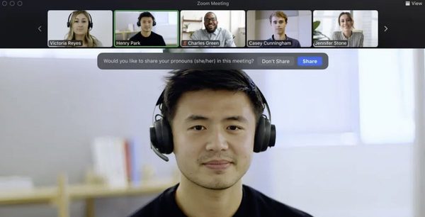 Zoom Lets Users Choose Whether To Share Their Pronouns