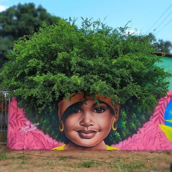 Brazilian Artist Uses Trees As “Hair” For His Creations
