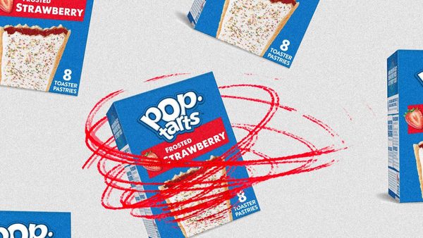 A strawberry Pop-Tart pastry