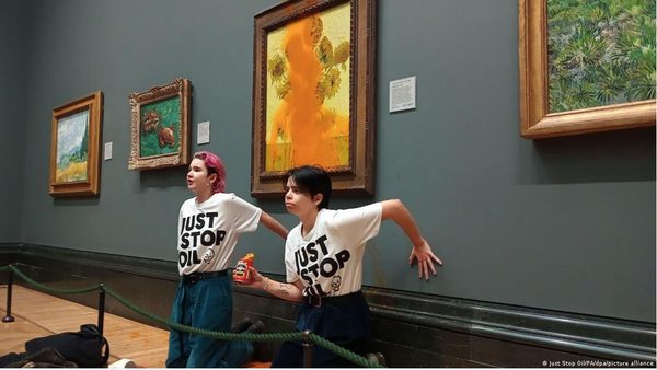 Climate Protesters Are Pouring Soup On Irreplaceable Art. And It's Working.