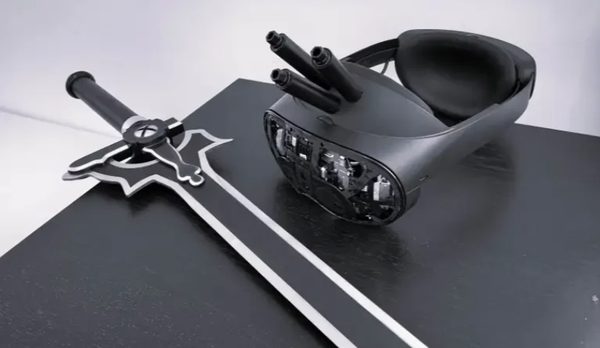 Concept image of a VR headset designed to kill the wearer