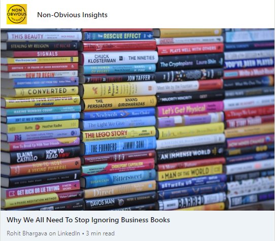 Why We All Need To Stop Ignoring Business Books