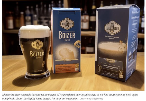 This Powdered Beer Is Fake and Real At The Same Time (And It's Not the First)