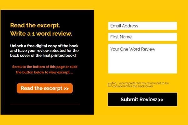 Share One Word to Get Featured on the Back Cover of My New Book!: One word review