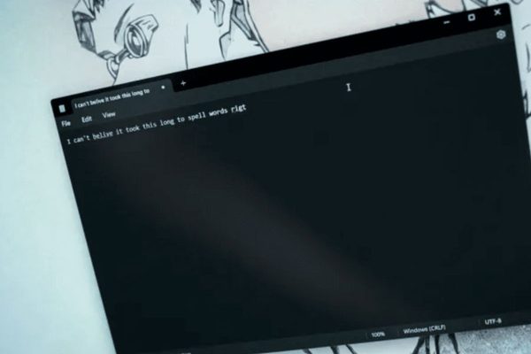 After 40 Glorious Years of Simplicity Notepad Gets “Improved” By Adding Autocorrect and Spellcheck