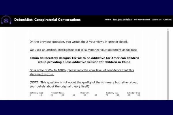 This Chatbot Could Actually Change Minds ... Using Facts?!