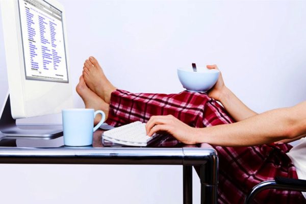 Why Do So Many Companies Want People Back in The Office Now?: Working in pajamas