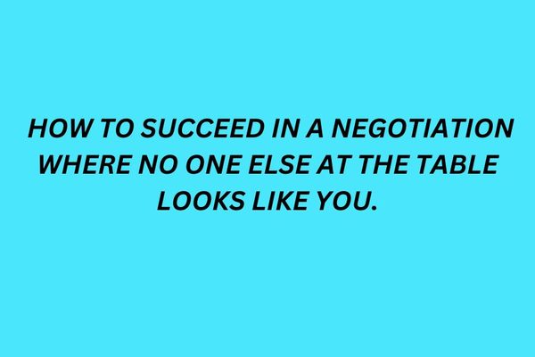 The Non-Obvious Book of the Week: NOBW NEGOTIATING WHILE BLACK