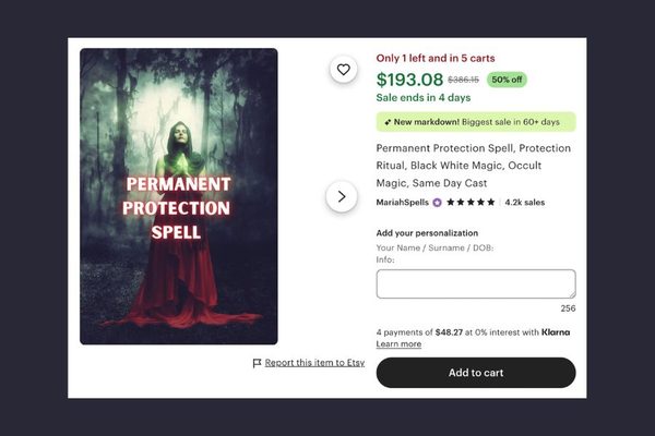 The Booming Business of Being a Witch—Selling Spells on Etsy