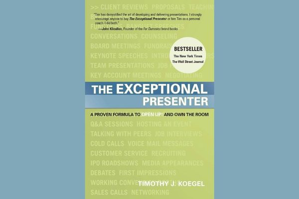 The Non-Obvious Book of the Week: NOBW The Exceptional Presenter