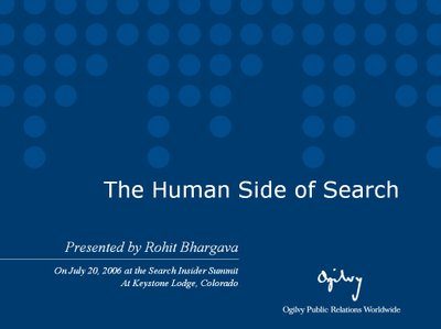 The Human Side of Search: Presentation from Search Insider Summit