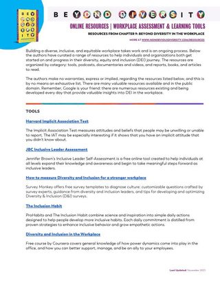 Workplace Assessment Tools thumbnail