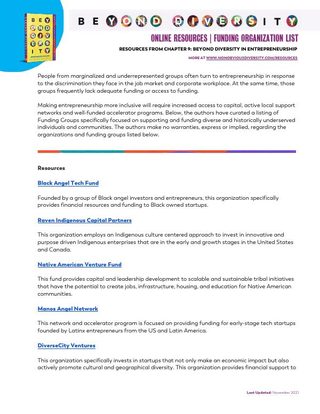 Funding Organizations thumbnail