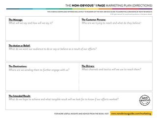 One-Page Marketing Plan (Chapter 8) thumbnail