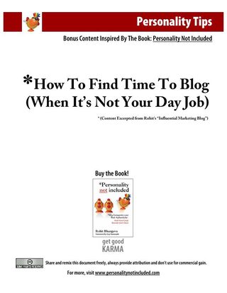 Bonus Tips: How to Find Time to Blog thumbnail