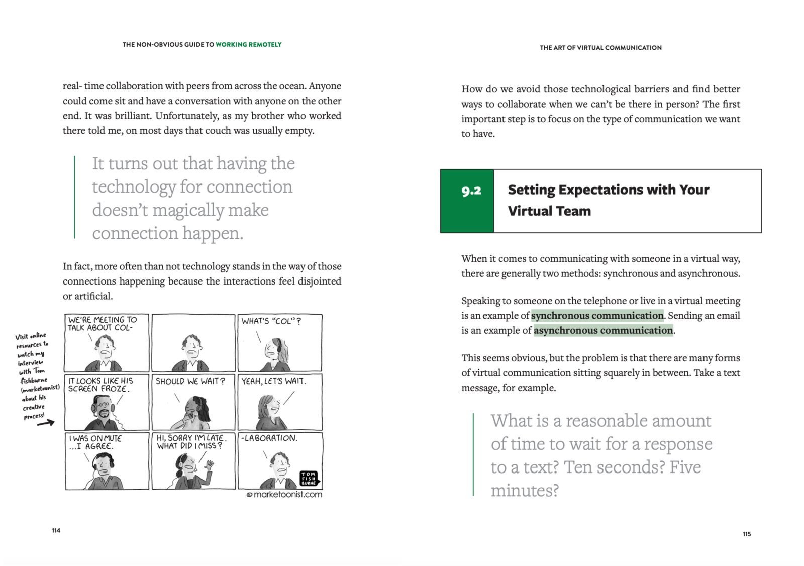 Inside the Non-Obvious Guide to Working Remotely