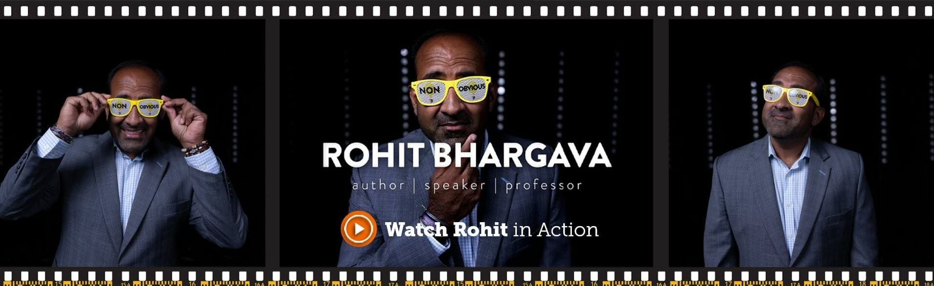 Rohit Bhargava. Watch Rohit in Action