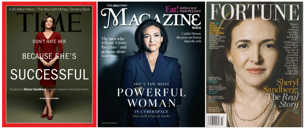 Sheryl Sandberg Magazine Covers