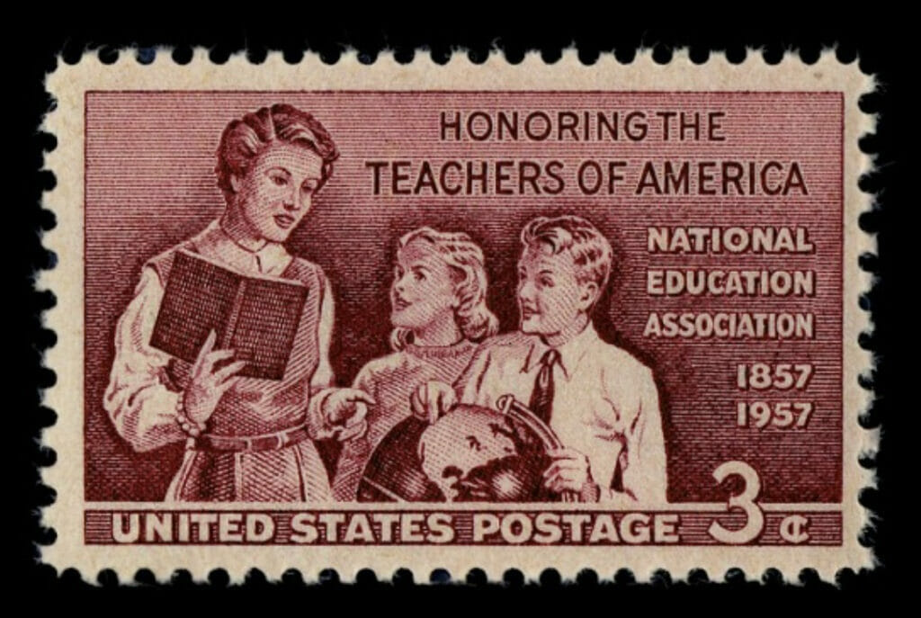 teachers of america stamp