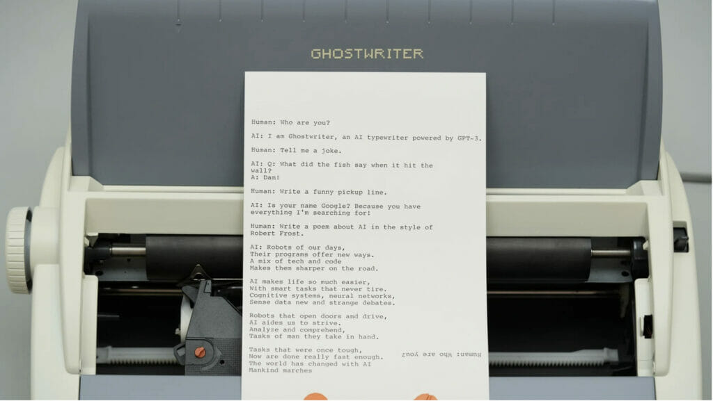 ghostwriter typewriter 2