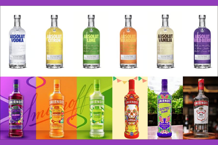 Flavored vodka